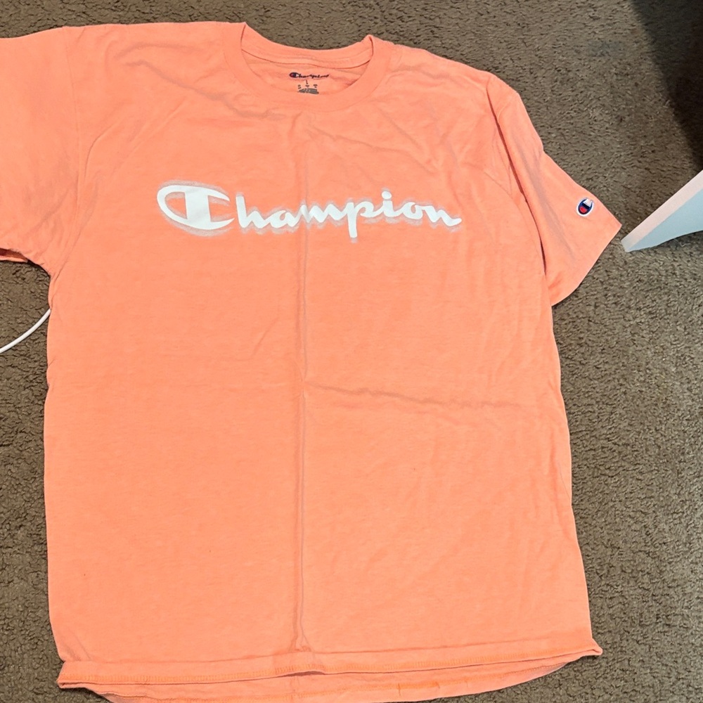 Champion Coral Tee with Logo
